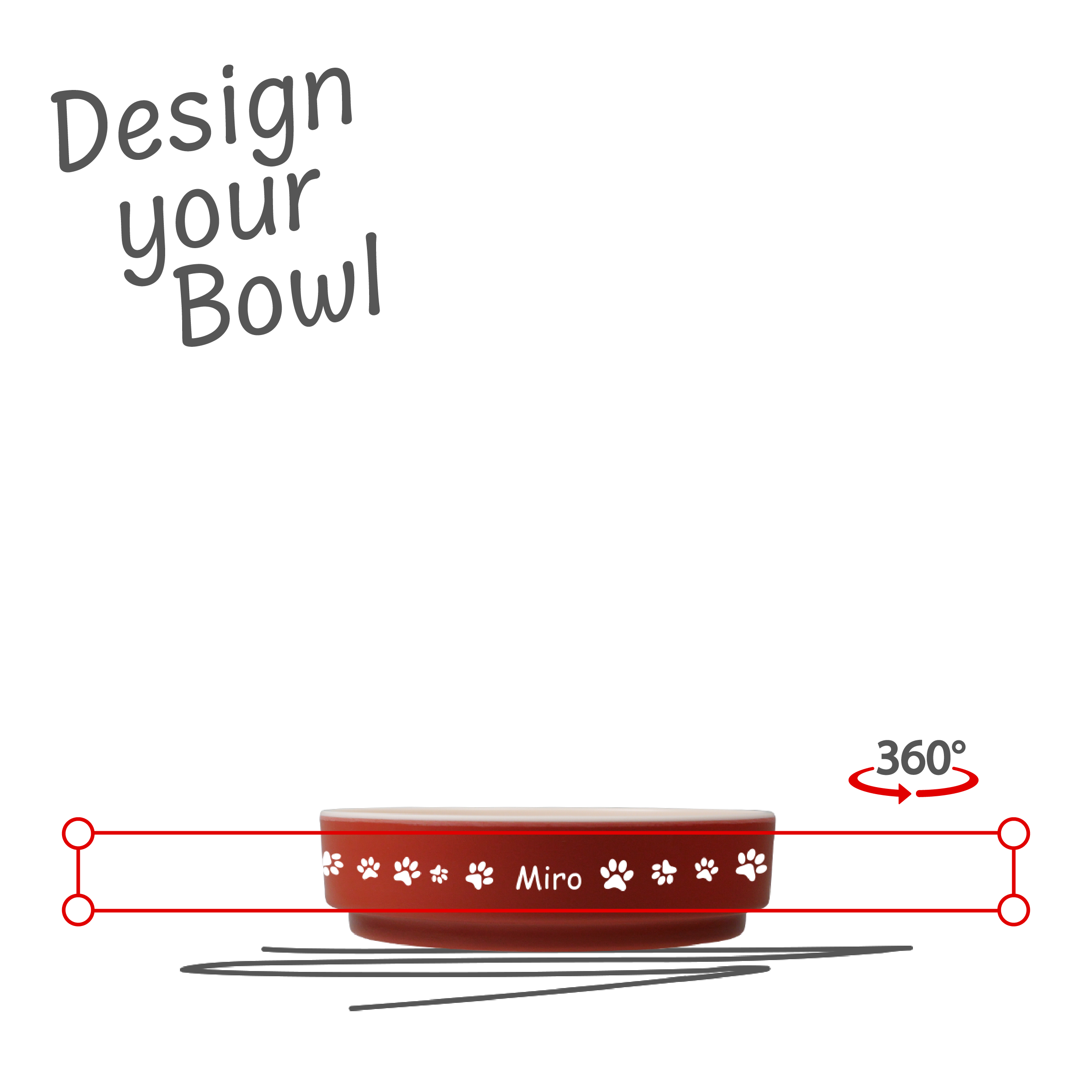 Katzennapf personalisieren | Freezack "Fiss-Bowl" 200 ml