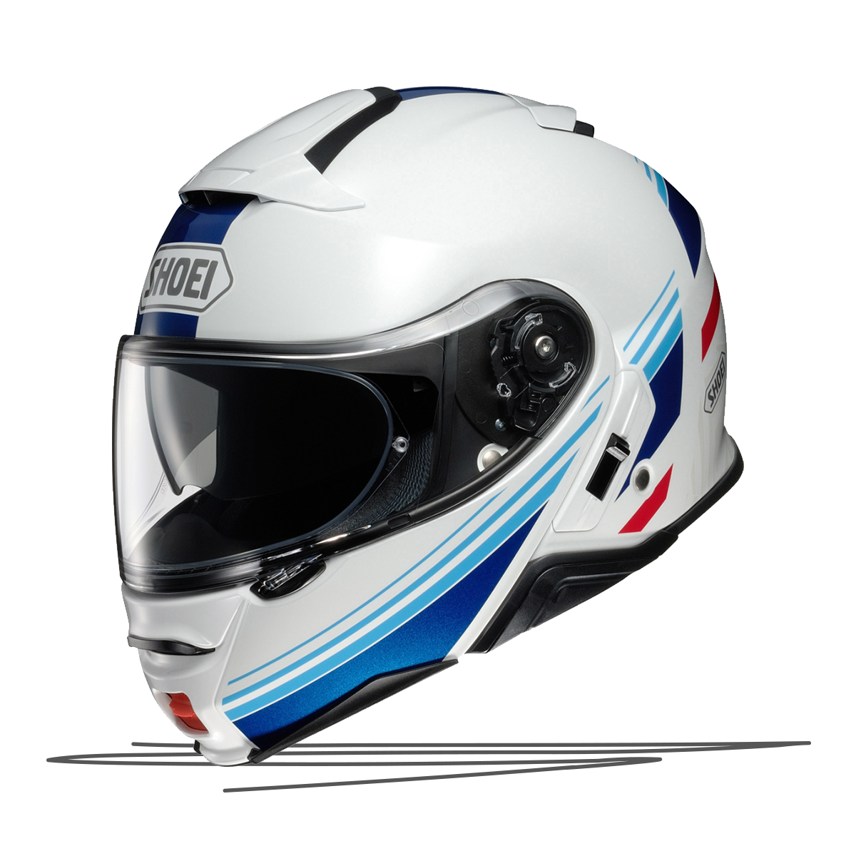 Klapphelm Neotec II Separator TC-10 weiss-blau-rot