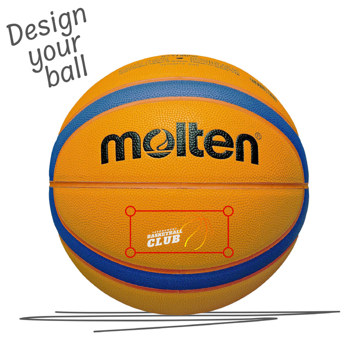 Personalisierter Basketball MOLTEN B33T5000 3×3