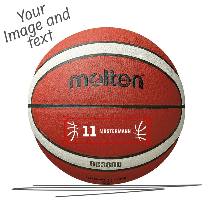 Personalisierter Basketball MOLTEN B7G3800 Size 7