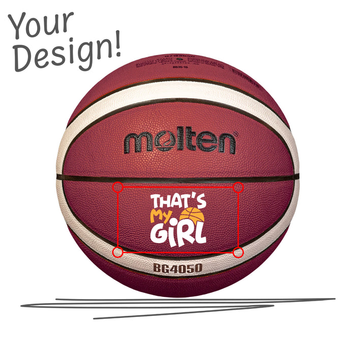 Personalisierter Basketball MOLTEN B6G4050 Size 6