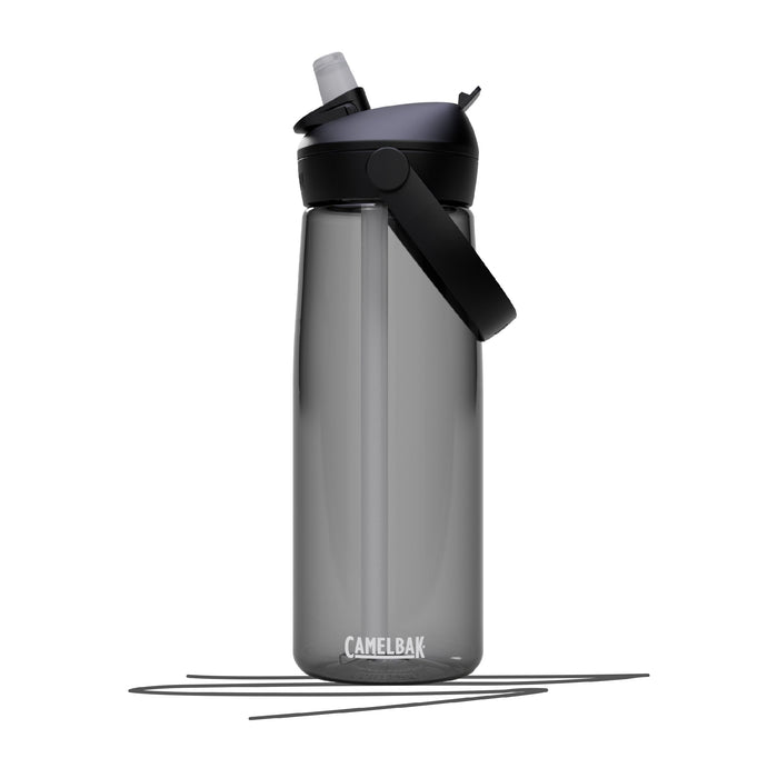 Personalisierte Thrive Flip Straw Trinkflasche 0,75L aus Tritan™ Renew, auslaufsicher mit Trinkhalm-Ventil, BPA-frei, transparent mit Tragegriff. Selber gestalten - Trinkflasche gestalten - CamelBak Trinkflasche gestalten