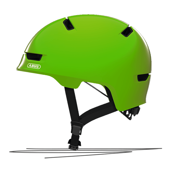 ABUS Scraper 3.0 Kid Shiny Green 51-55 cm size. S 