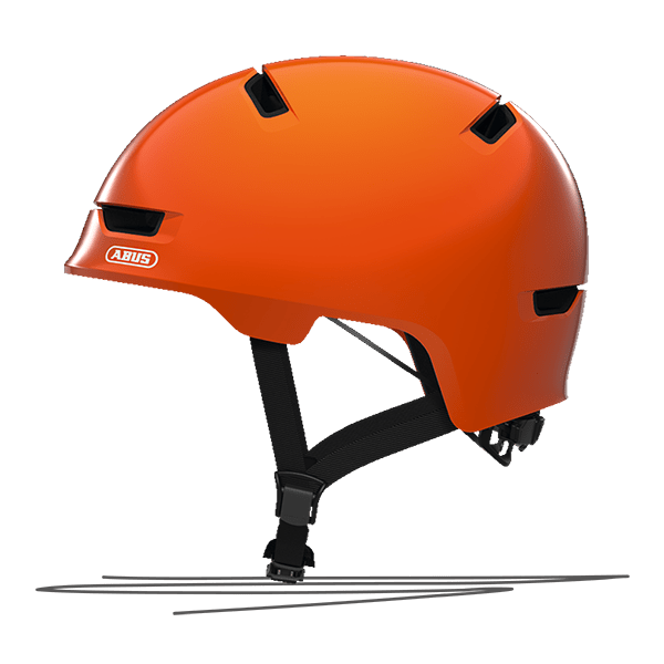 ABUS Scraper 3.0 Kid Shiny Orange 51-55 cm size. S 